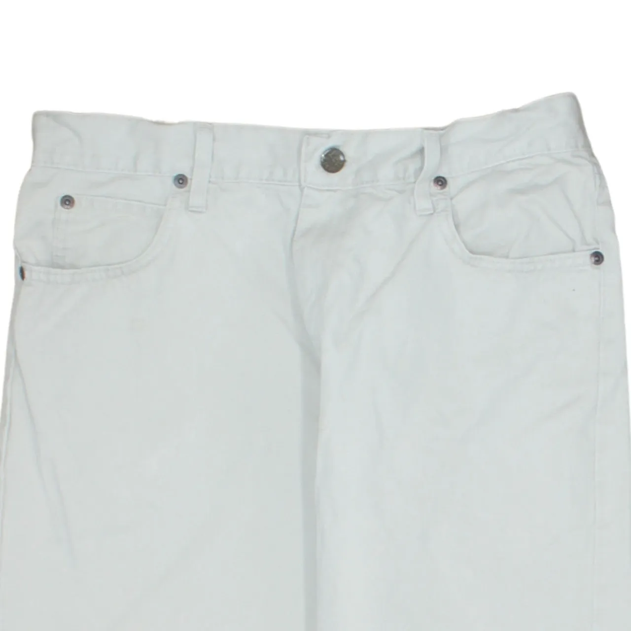 Lee White Trousers Men's W32 Straight Leg Five Pocket Denim Jeans sold by Vintage Club product image thumbnail 3