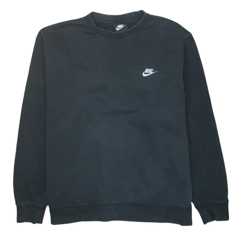 Nike 90's Swoosh Crew Neck Sweatshirt XLarge Black sold by Vintage Club