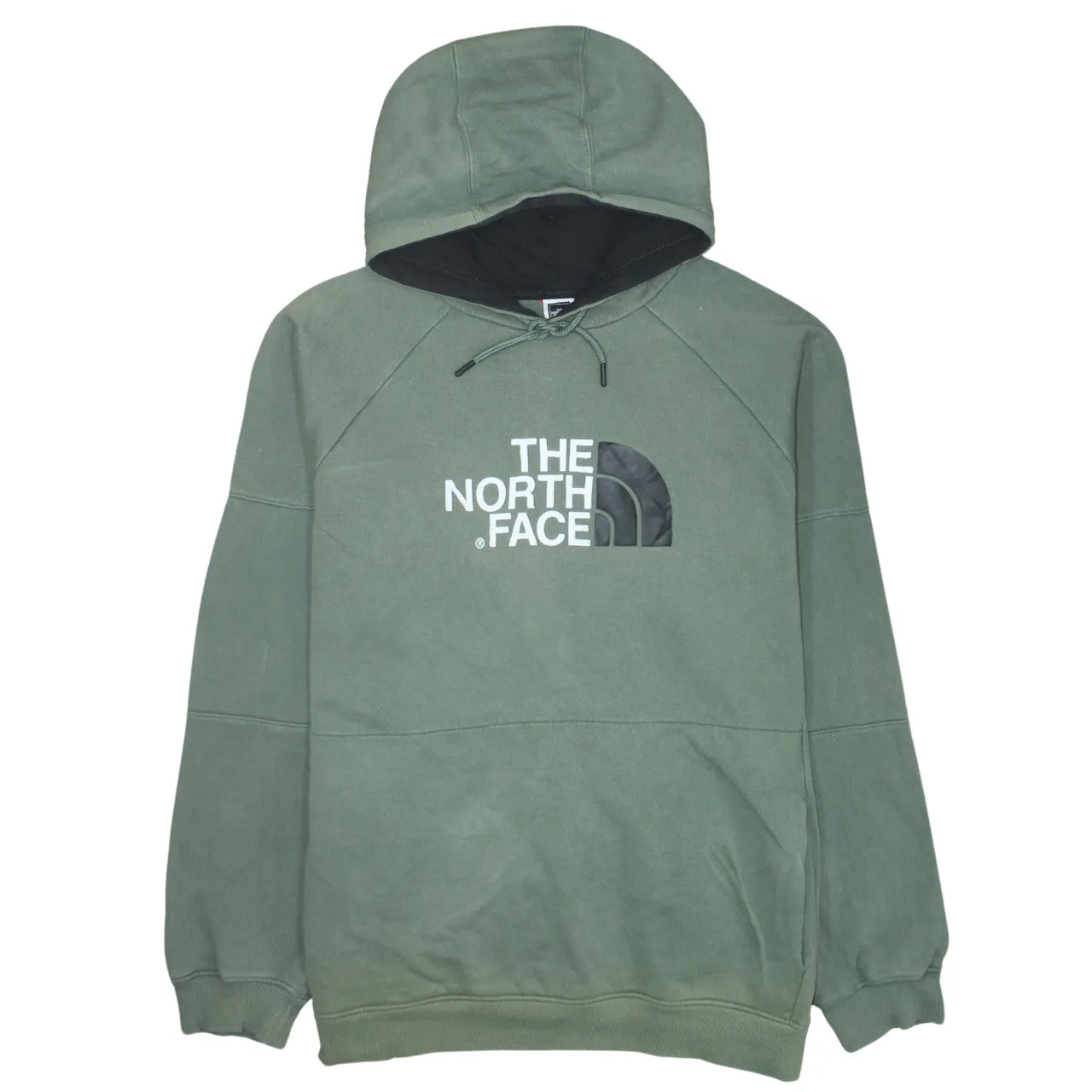 The North Face 90's Spellout Pullover Hoodie XXLarge (2XL) Green sold by Vintage Club