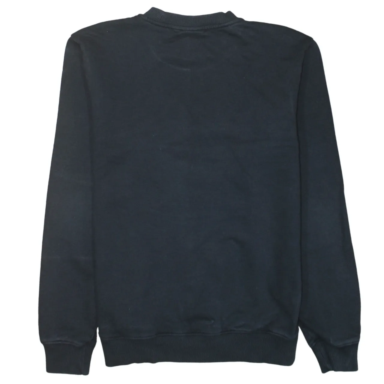 Napapijri 90's Lightweight Crew Neck Sweatshirt Small Black sold by Vintage Club product image thumbnail 2