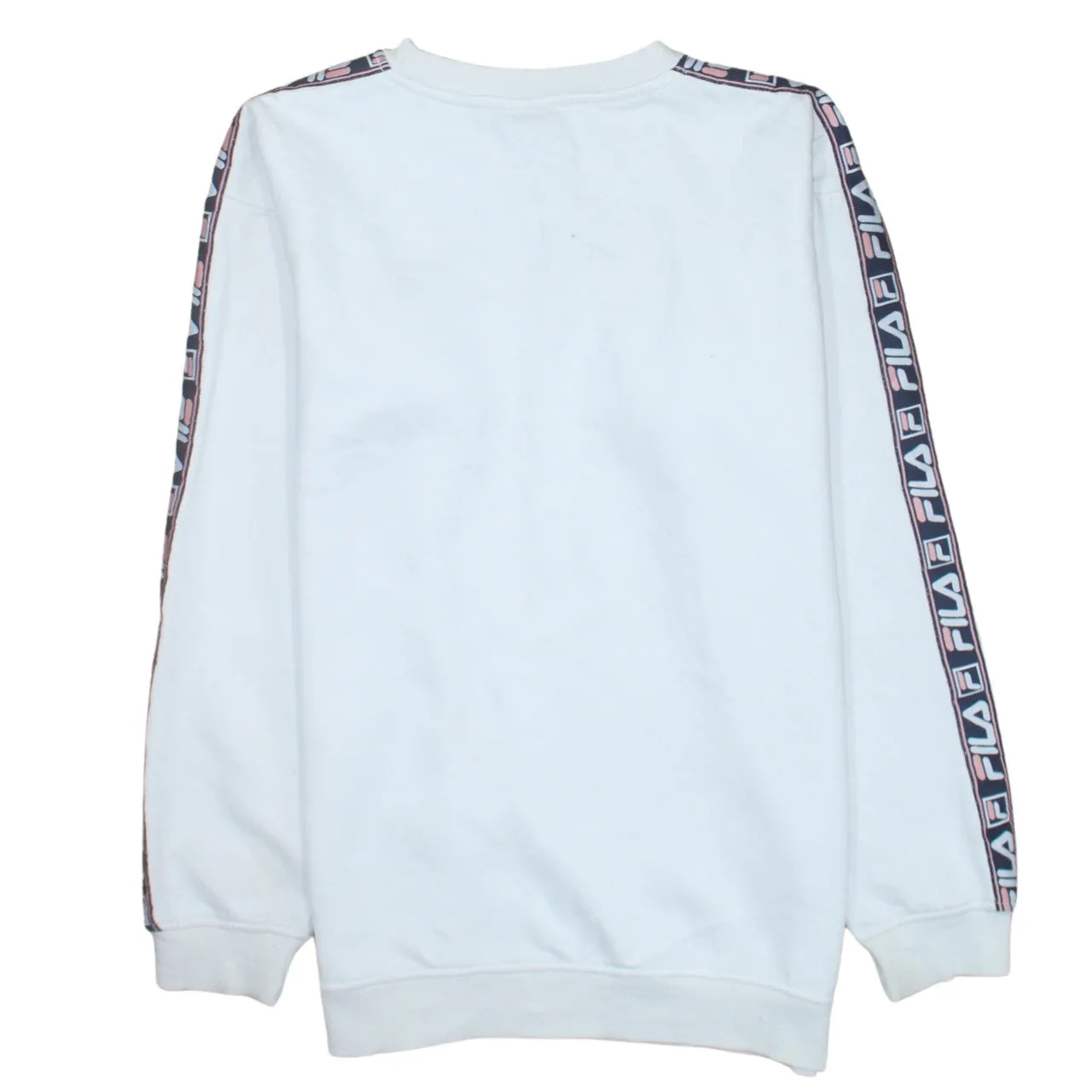 Fila 90's Spellout Crew Neck Sweatshirt Large White sold by Vintage Club product image thumbnail 2