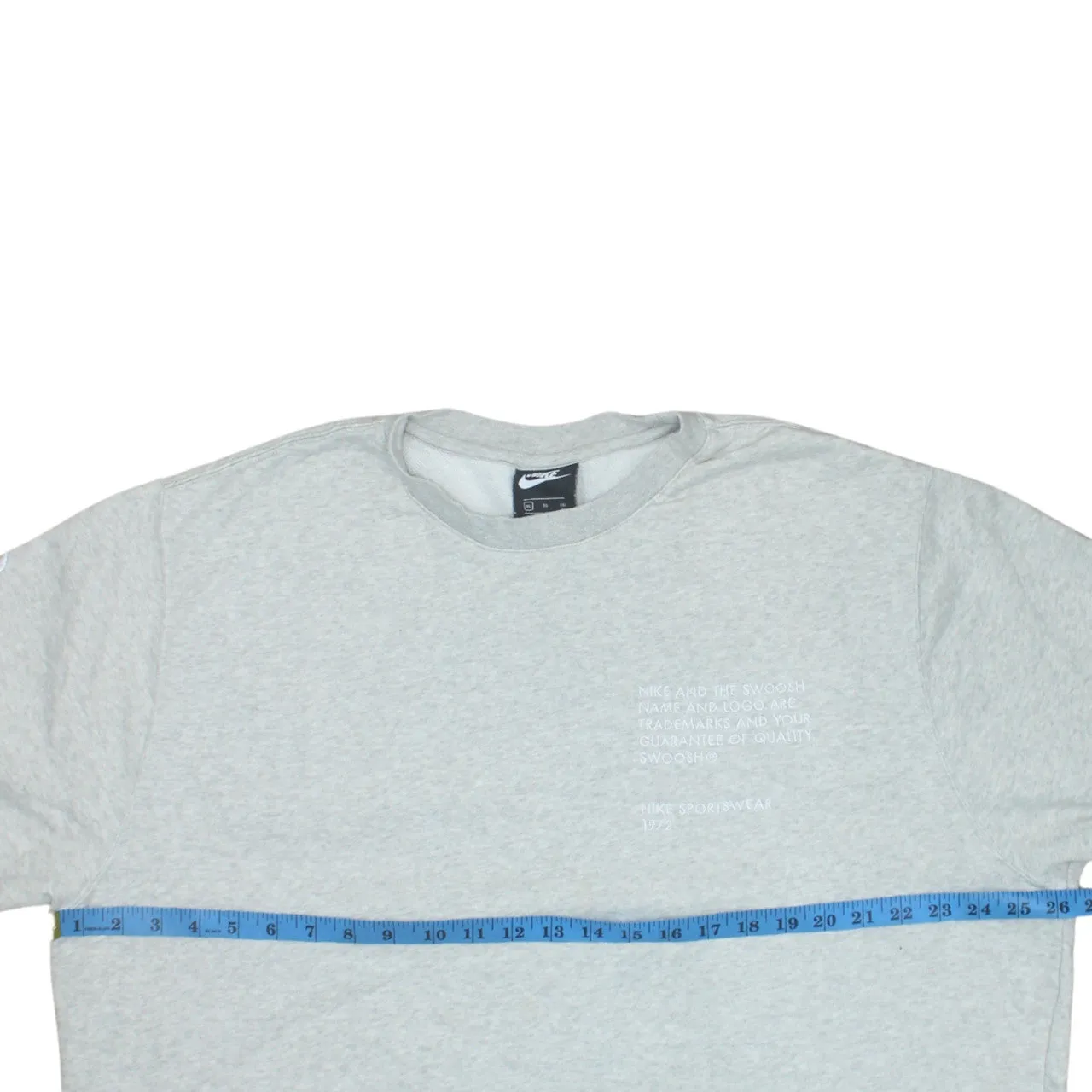 Nike 90's Swoosh Crew Neck Sweatshirt XLarge Grey sold by Vintage Club product image thumbnail 5