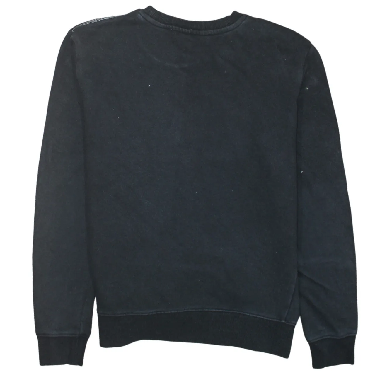 Fila Black Sweatshirt Women's Medium Printed Big Logo Crewneck Pullover Fleece Top sold by Vintage Club product image thumbnail 2