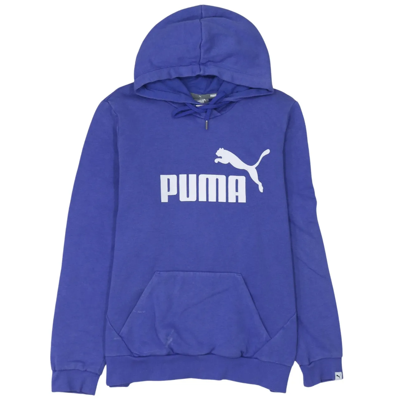 Puma 90's Spellout Pullover Hoodie XLarge Blue sold by Vintage Club