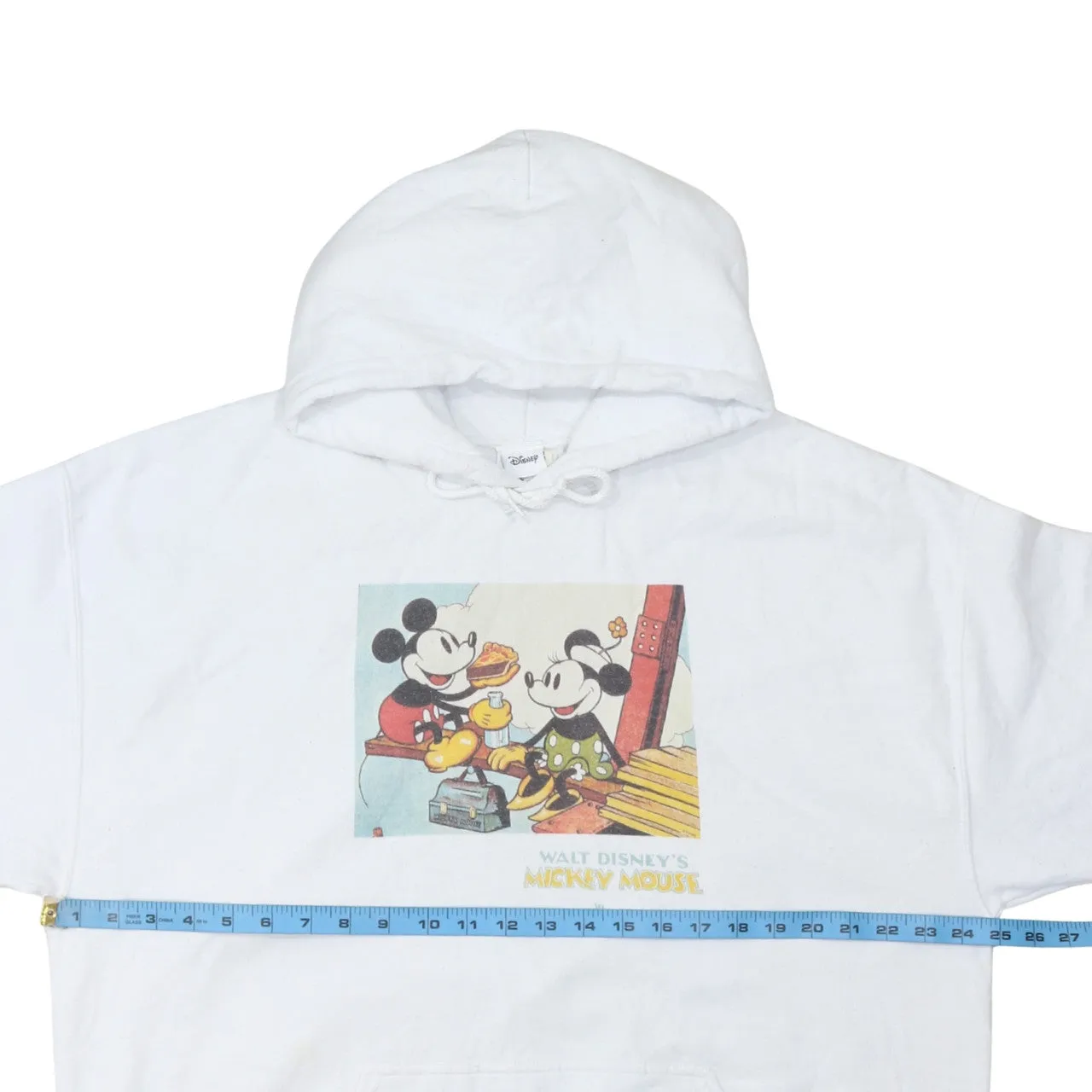 Disney 90's Mickey Mouse Pullover Hoodie XLarge White sold by Vintage Club product image thumbnail 5