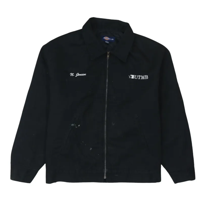 Dickies 90's Lightweight Full Zip Up Windbreaker XLarge Black sold by Vintage Club