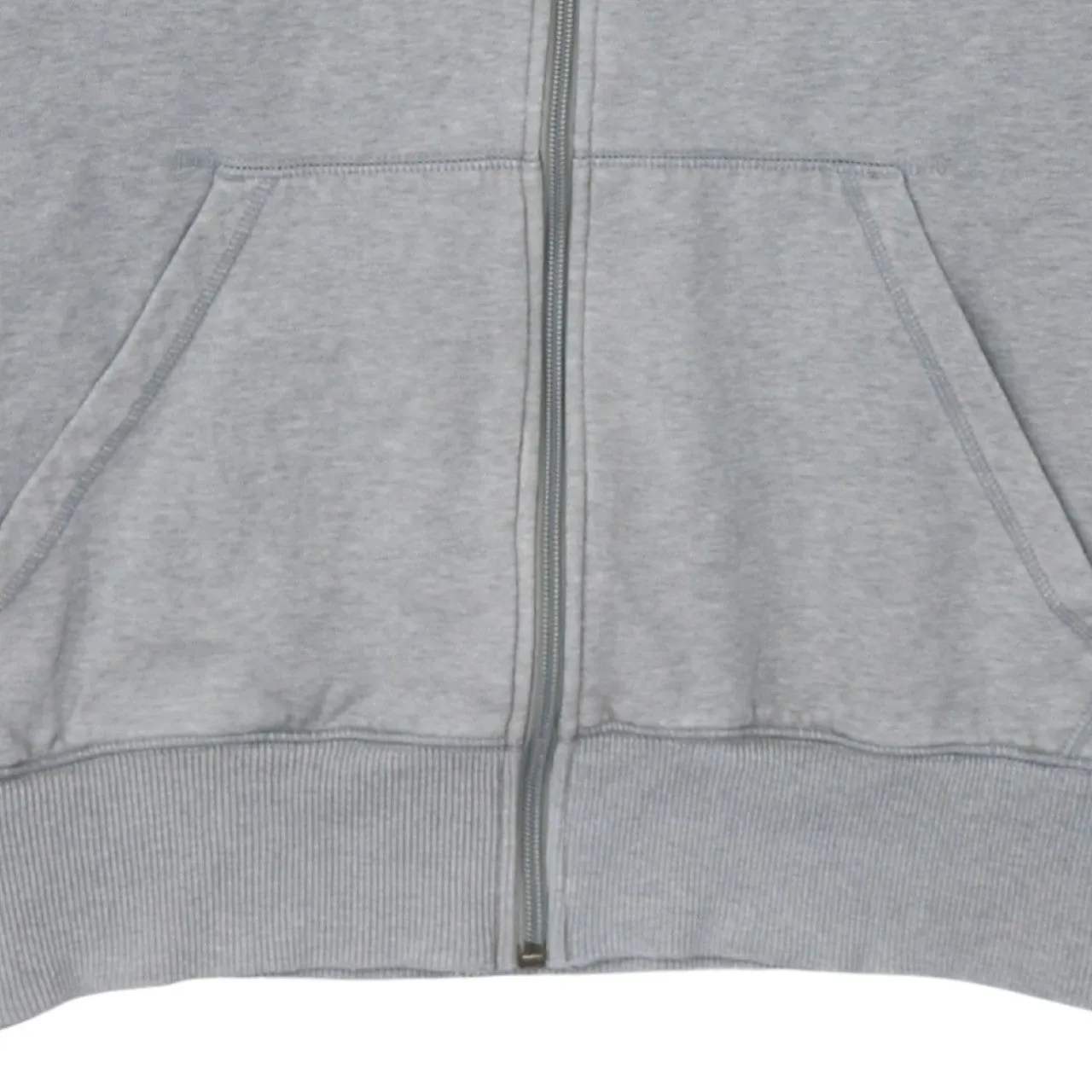 Nike 90's Swoosh Full Zip Up Hoodie Large Grey sold by Vintage Club product image thumbnail 4