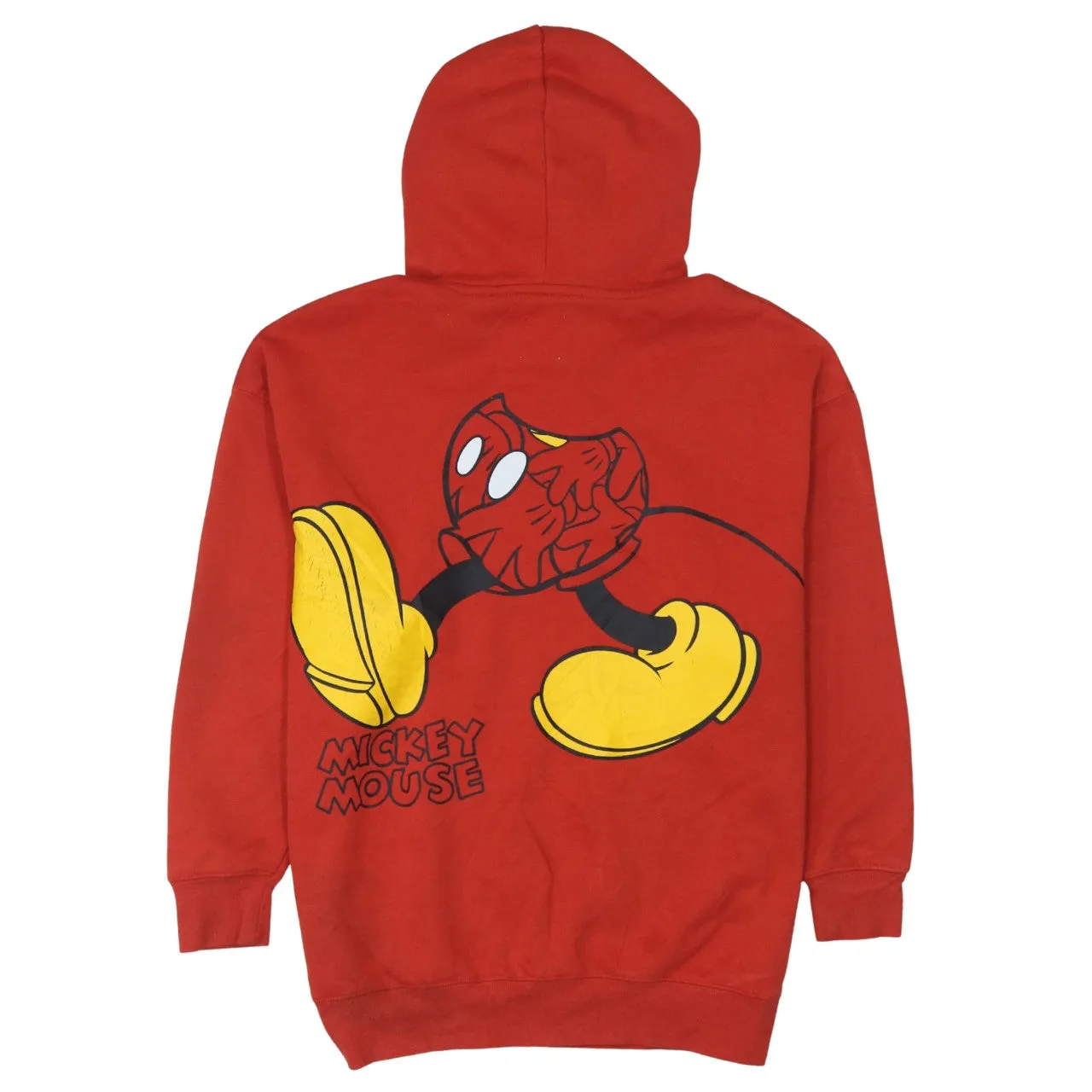 Disney Red Hoodie Men's XSmall Printed Mickey Mouse Graphic Pullover Fleece Sweatshirt sold by Vintage Club product image thumbnail 2