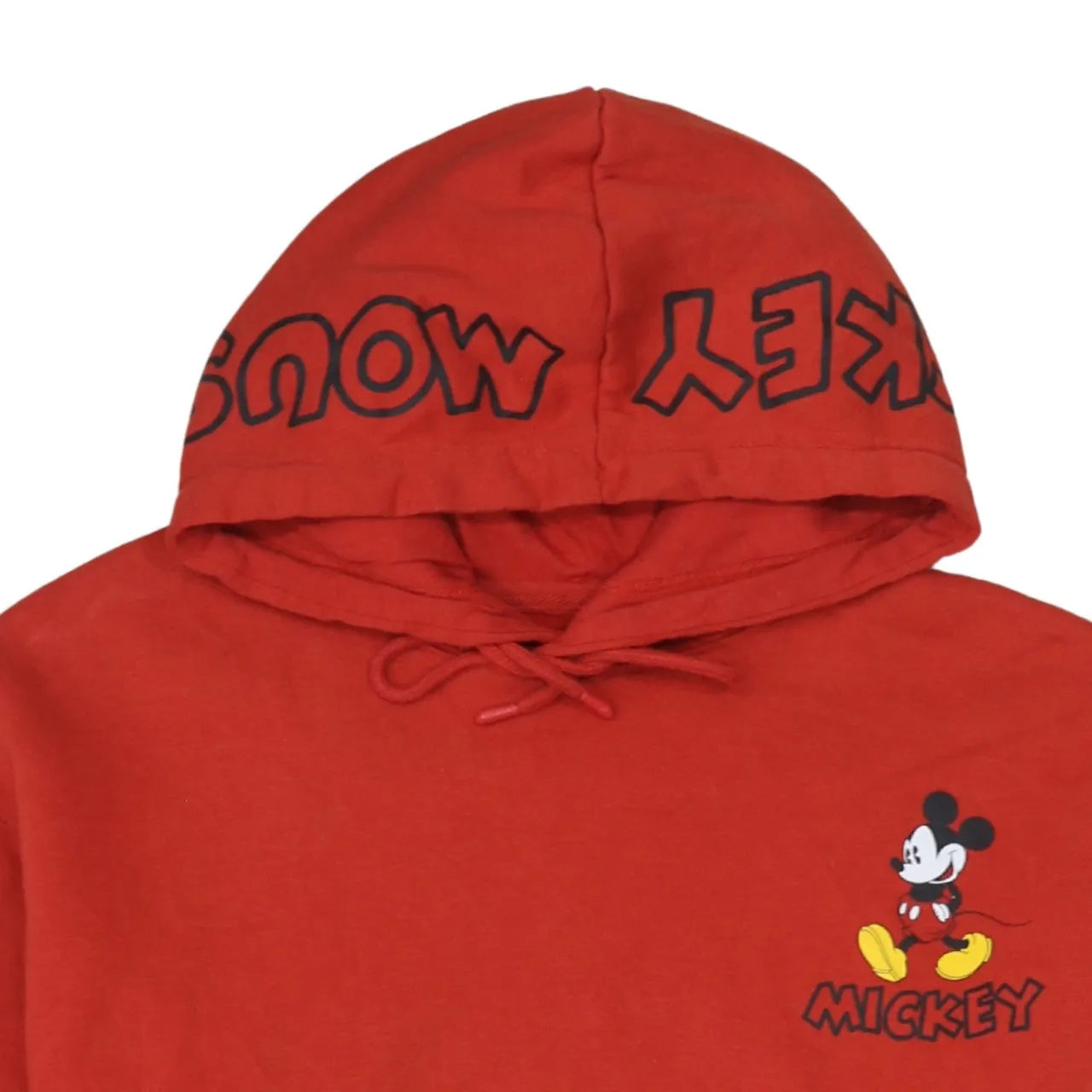 Disney Red Hoodie Men's XSmall Printed Mickey Mouse Graphic Pullover Fleece Sweatshirt sold by Vintage Club product image thumbnail 3