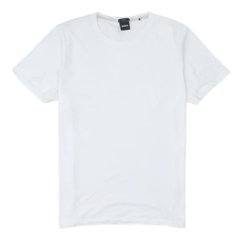 HUGO BOSS 90's Short Sleeves Crew Neck T Shirt XLarge White sold by Vintage Club