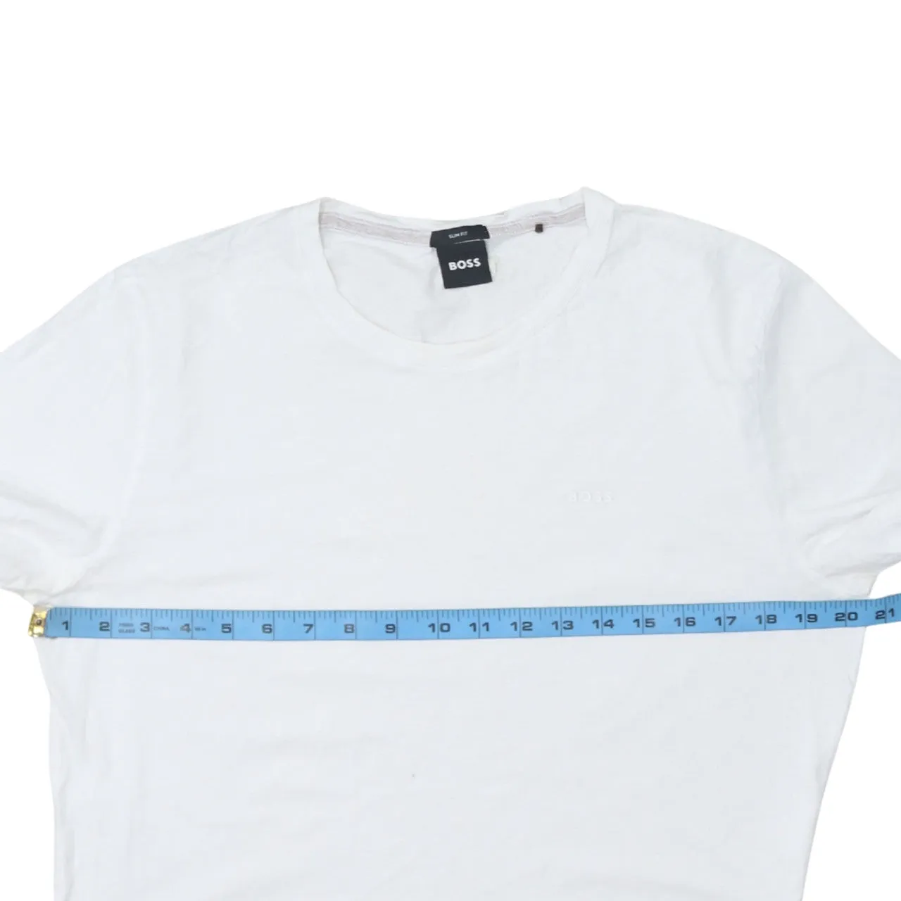 HUGO BOSS 90's Short Sleeves Crew Neck T Shirt XLarge White sold by Vintage Club product image thumbnail 5