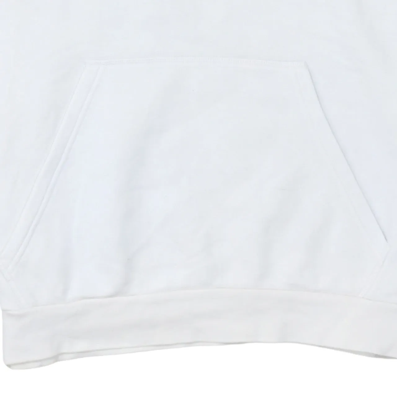 Adidas 90's Drawstring Pockets Pullover Hoodie Large White sold by Vintage Club product image thumbnail 4