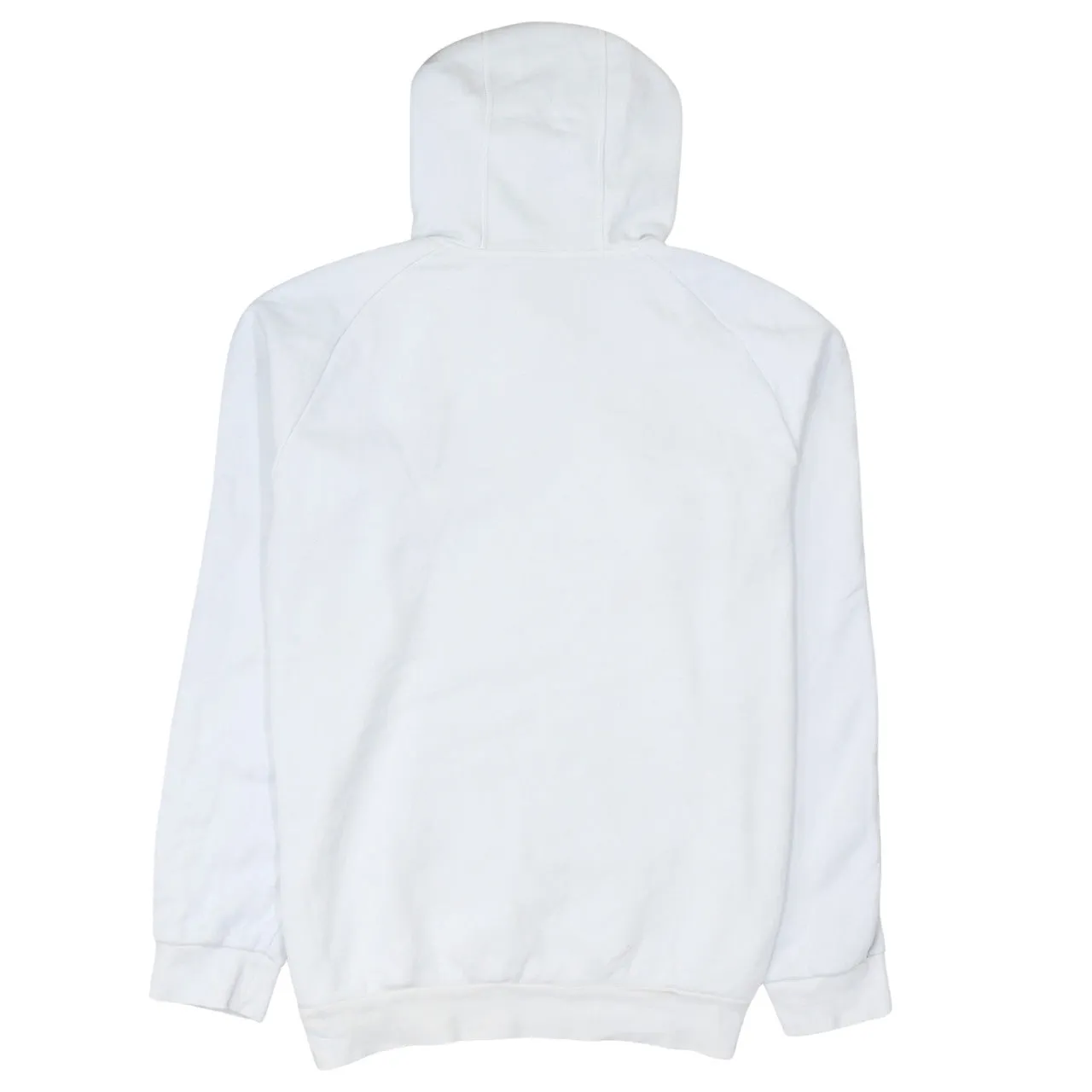 Adidas 90's Drawstring Pockets Pullover Hoodie Large White sold by Vintage Club product image thumbnail 2