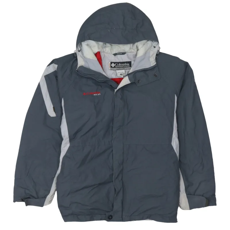 Columbia 90's Hooded Full Zip Up Windbreaker Medium Grey sold by Vintage Club