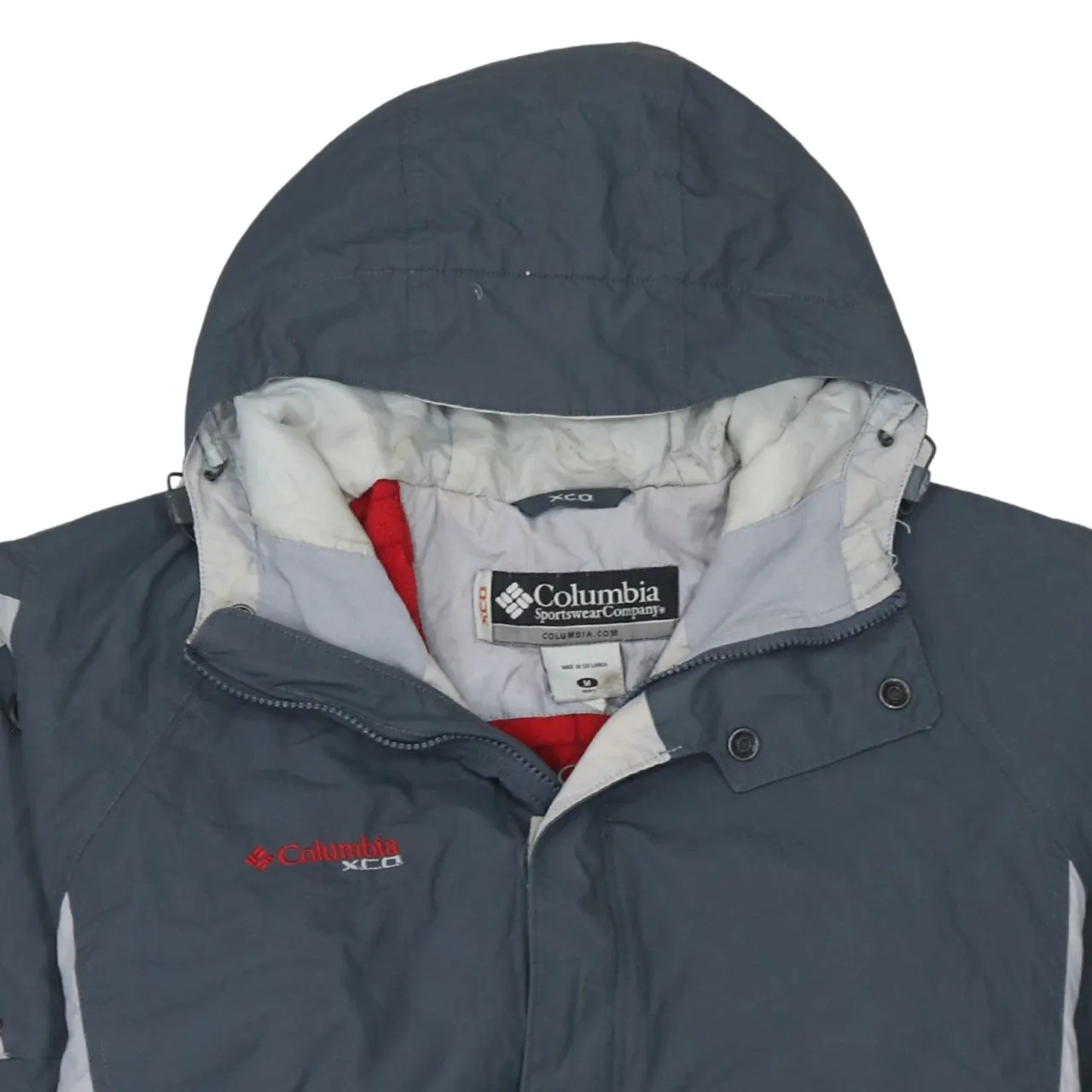 Columbia 90's Hooded Full Zip Up Windbreaker Medium Grey sold by Vintage Club product image thumbnail 3