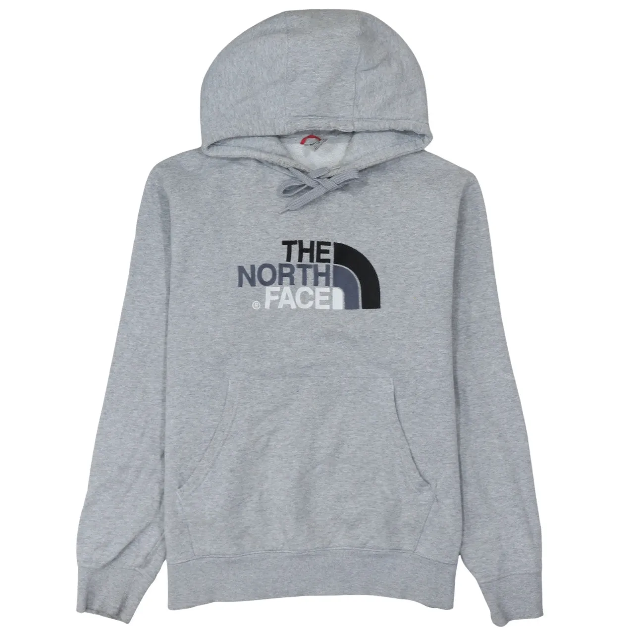 The North Face 90's Spellout Pullover Hoodie Large Grey sold by Vintage Club
