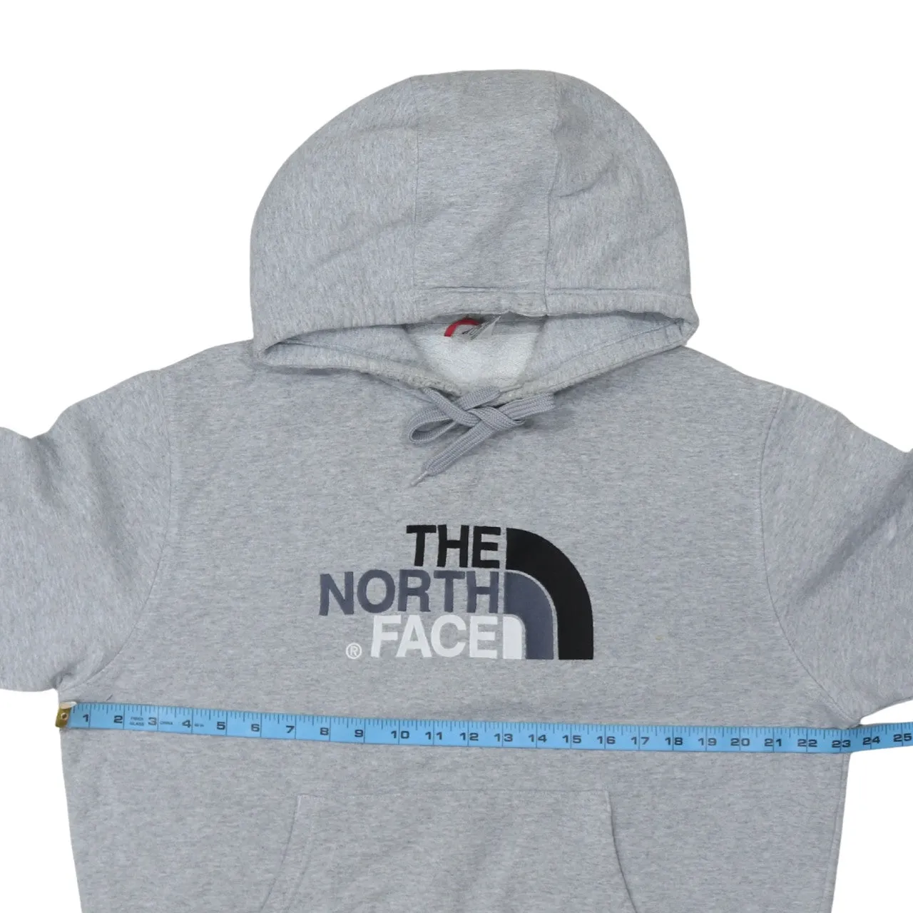 The North Face 90's Spellout Pullover Hoodie Large Grey sold by Vintage Club product image thumbnail 5