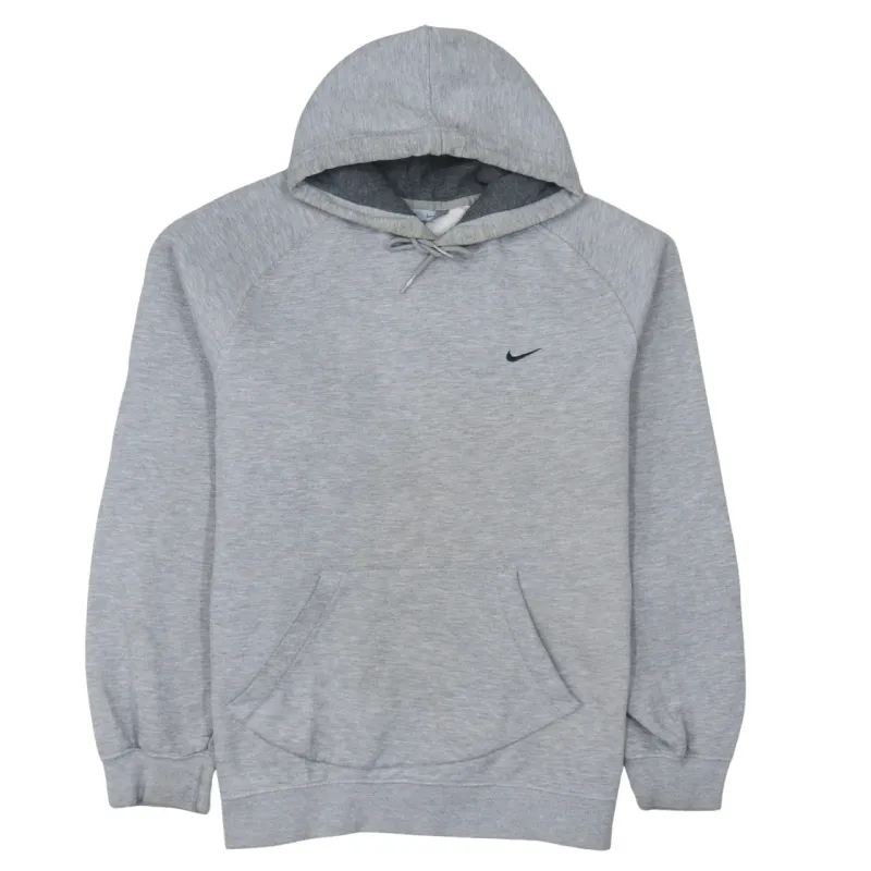 Nike 90's Swoosh Pullover Hoodie Large Grey sold by Vintage Club