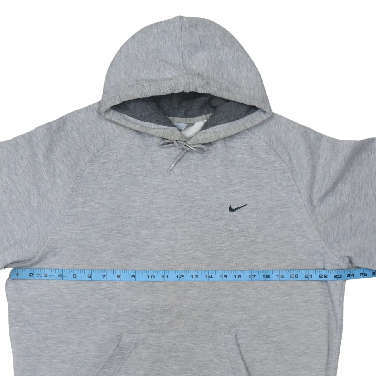 Nike 90's Swoosh Pullover Hoodie Large Grey sold by Vintage Club product image thumbnail 5