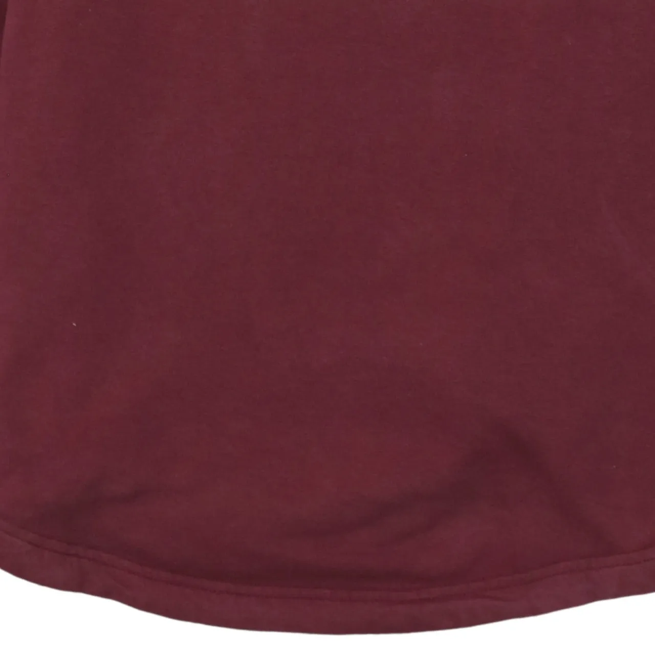 Adidas Burgundy Red Hoodie Women’s Large Printed Badge Logo Longline Pullover Sweatshirt sold by Vintage Club product image thumbnail 4