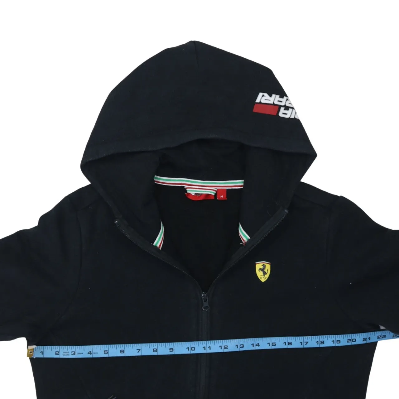 Puma 90's Lightweight Full Zip Up Hoodie Medium Black sold by Vintage Club product image thumbnail 5