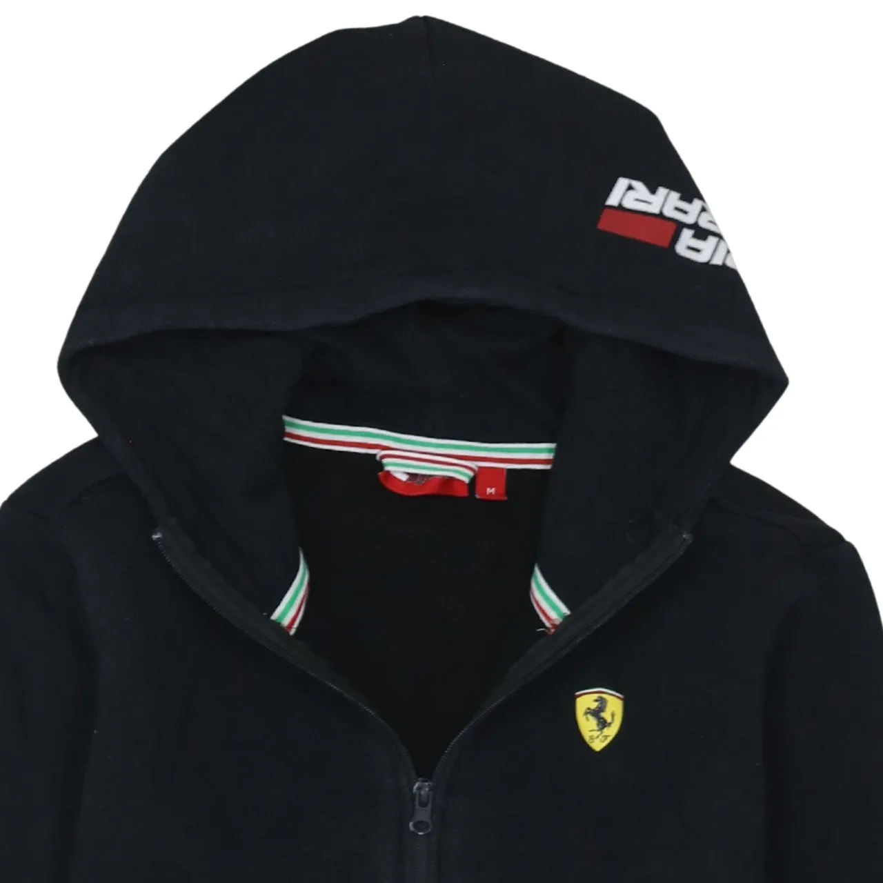 Puma 90's Lightweight Full Zip Up Hoodie Medium Black sold by Vintage Club product image thumbnail 3