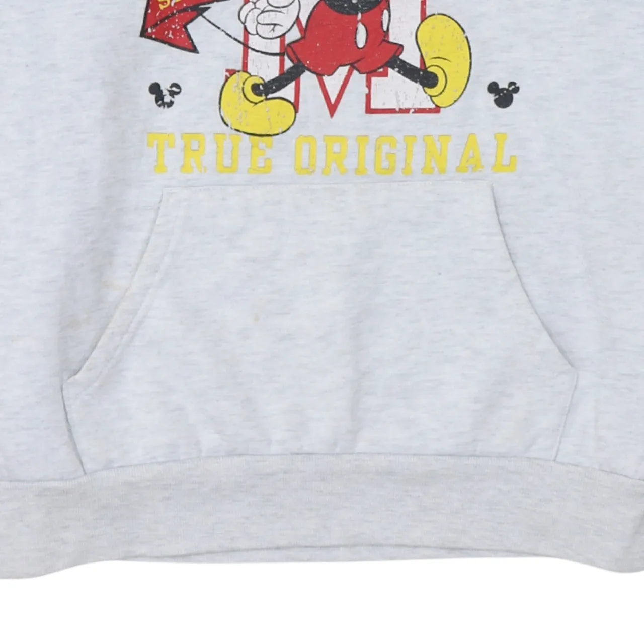 Disney 90's Mickey Mouse Pullover Hoodie Small Grey sold by Vintage Club product image thumbnail 4