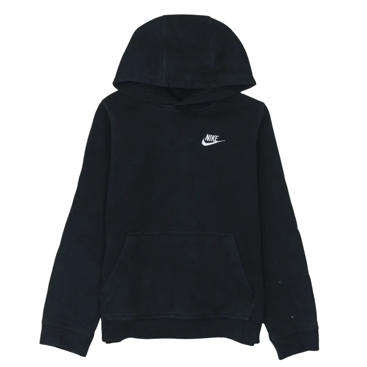 Nike 90's Swoosh Pullover Hoodie Large Black sold by Vintage Club