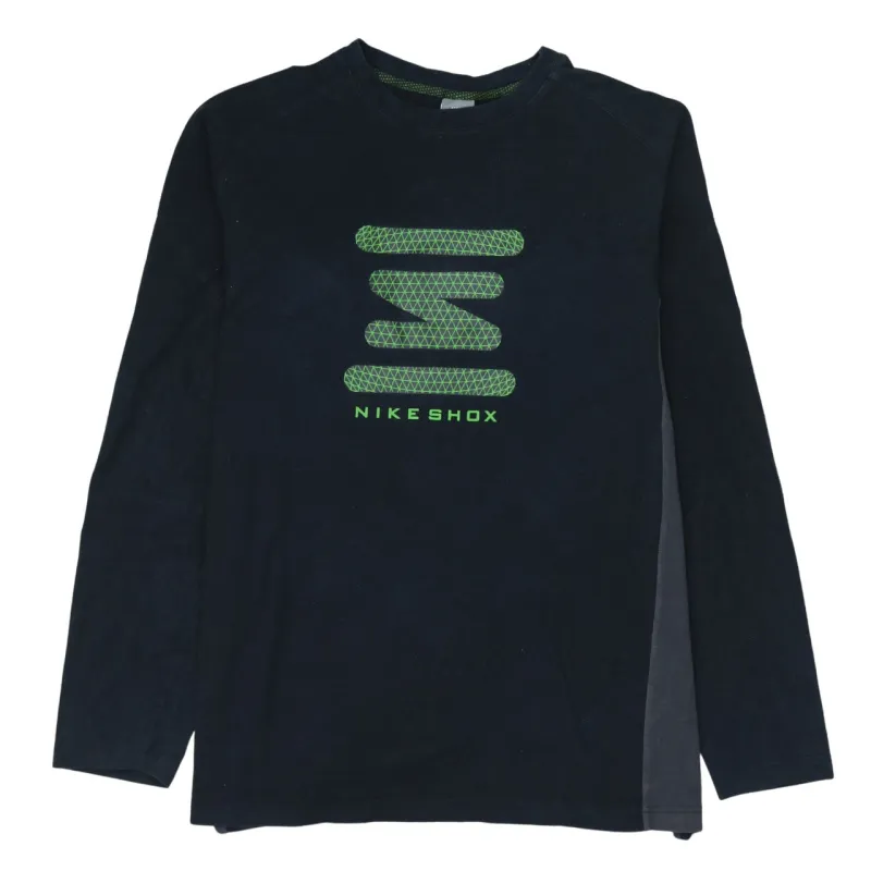 Nike 90's Swoosh Crew Neck Sweatshirt XXLarge (2XL) Black sold by Vintage Club