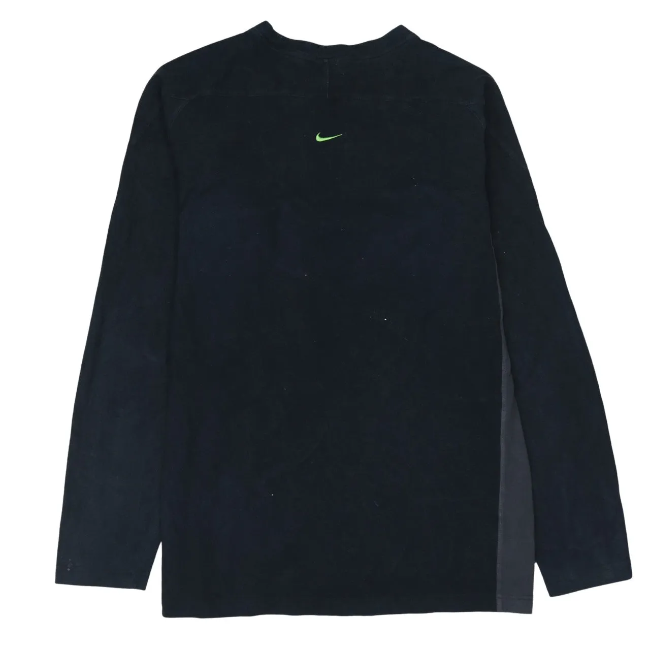 Nike 90's Swoosh Crew Neck Sweatshirt XXLarge (2XL) Black sold by Vintage Club product image thumbnail 2
