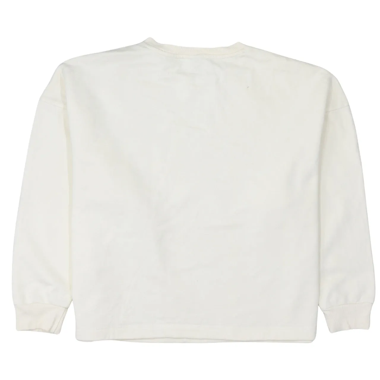 Puma Cream Long Sleeve Sweatshirt Women's XXLarge Small Chest Printed Box Logo Pullover Top sold by Vintage Club product image thumbnail 2