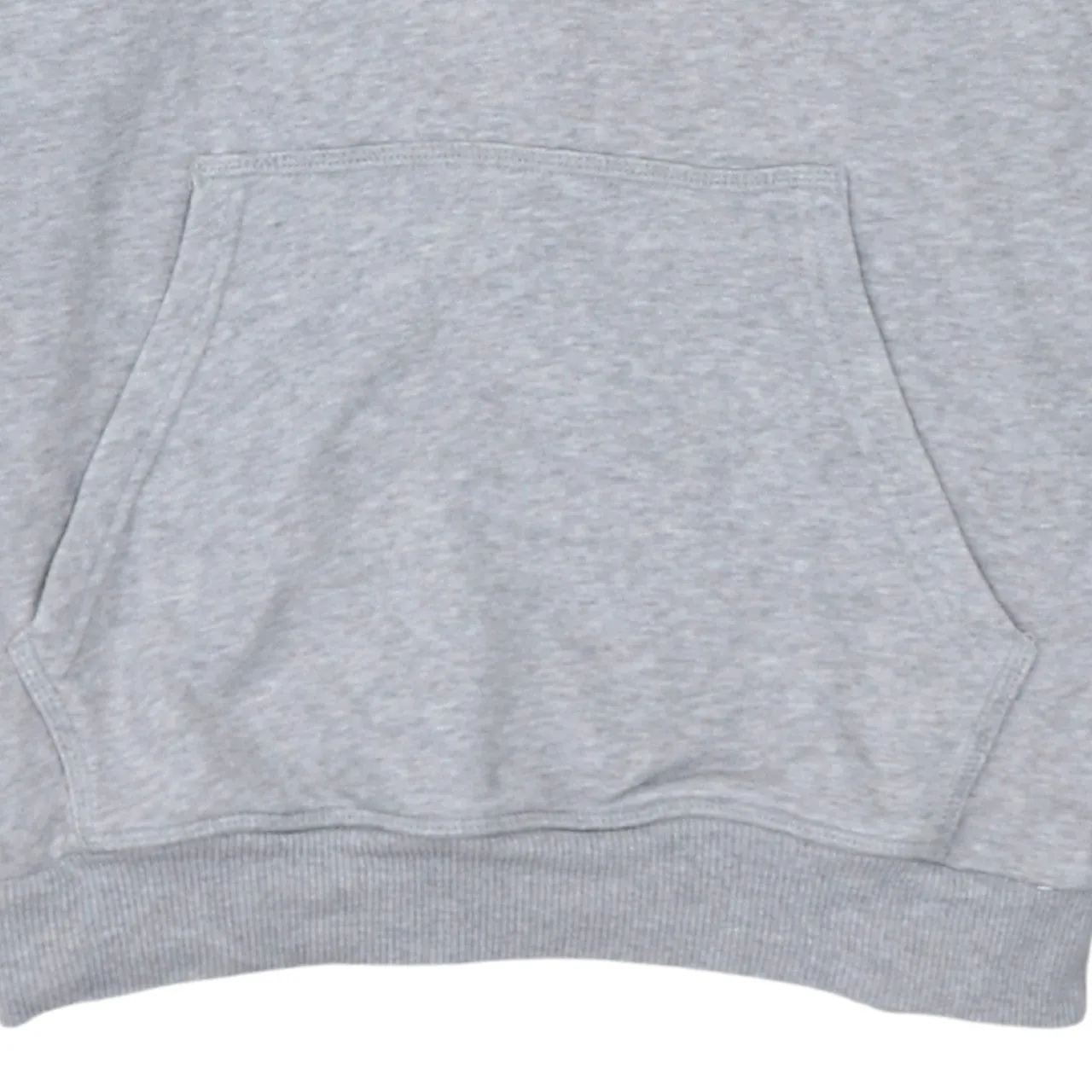 Adidas Grey Hoodie Women’s Large Half Zip Trefoil Printed Logo Contrast Sleeve Sweatshirt sold by Vintage Club product image thumbnail 4