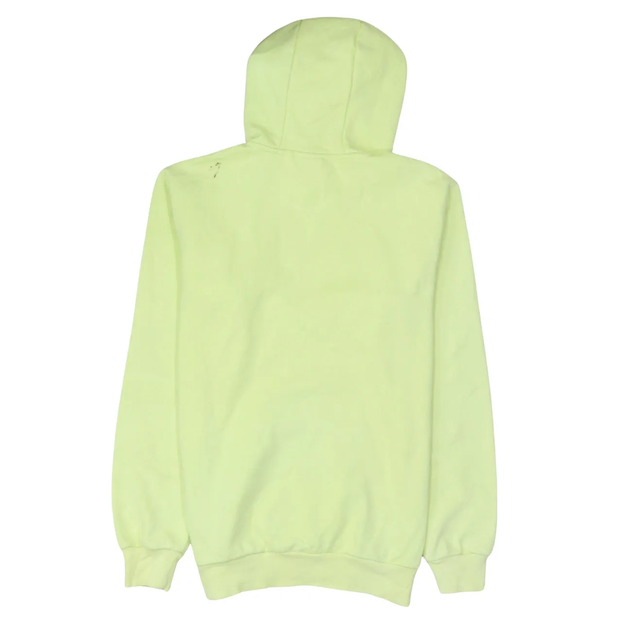 Adidas Light Green Hoodie Men's Small Printed Chest Logo Front Pocket Sweatshirt sold by Vintage Club product image thumbnail 2