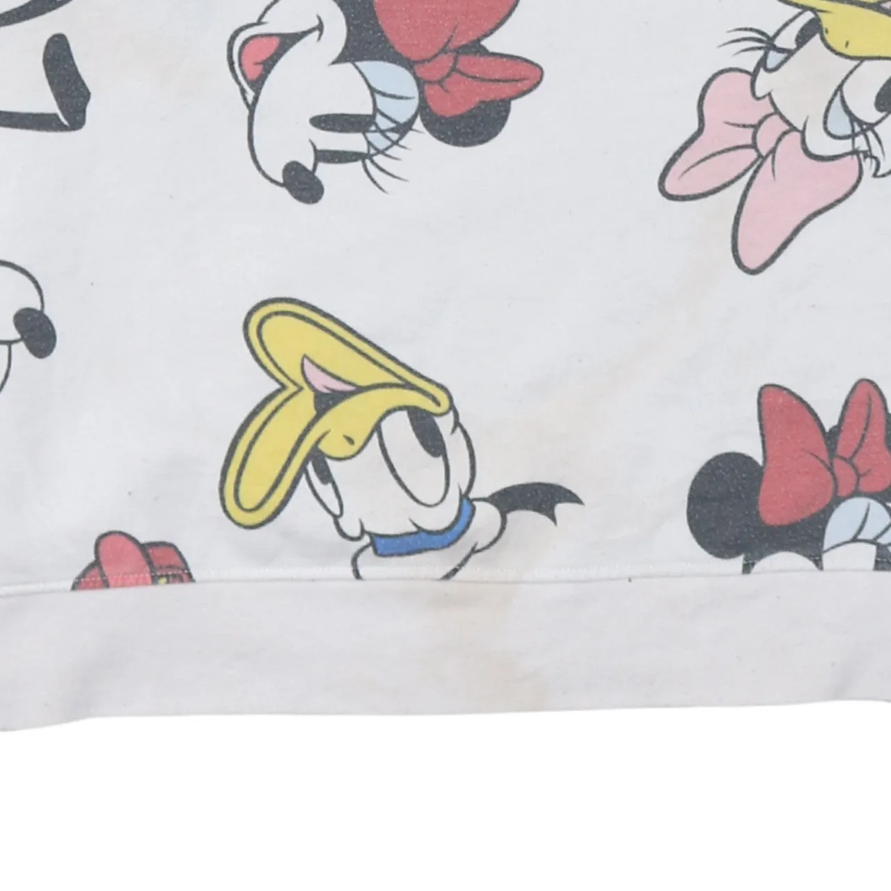 Disney 90's Plain Crew Neck Sweatshirt Medium White sold by Vintage Club product image thumbnail 4