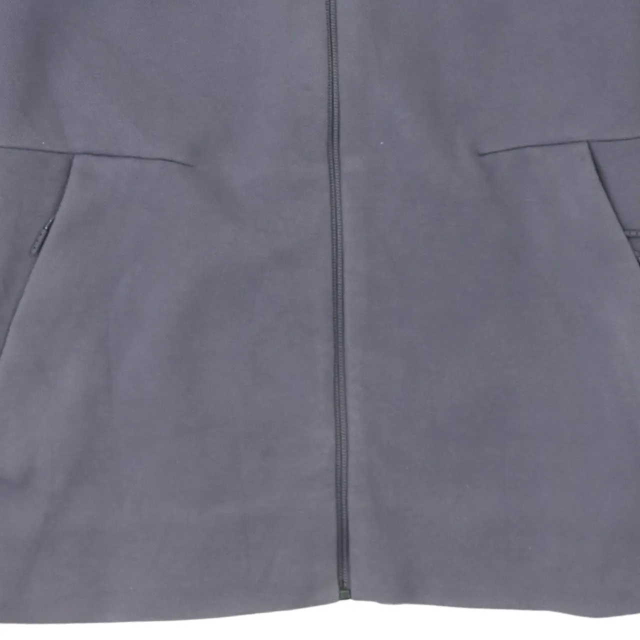 Adidas Grey Full Zip Hoodie Men's Small Subtle Logo Front Pockets Casual Sweatshirt sold by Vintage Club product image thumbnail 4