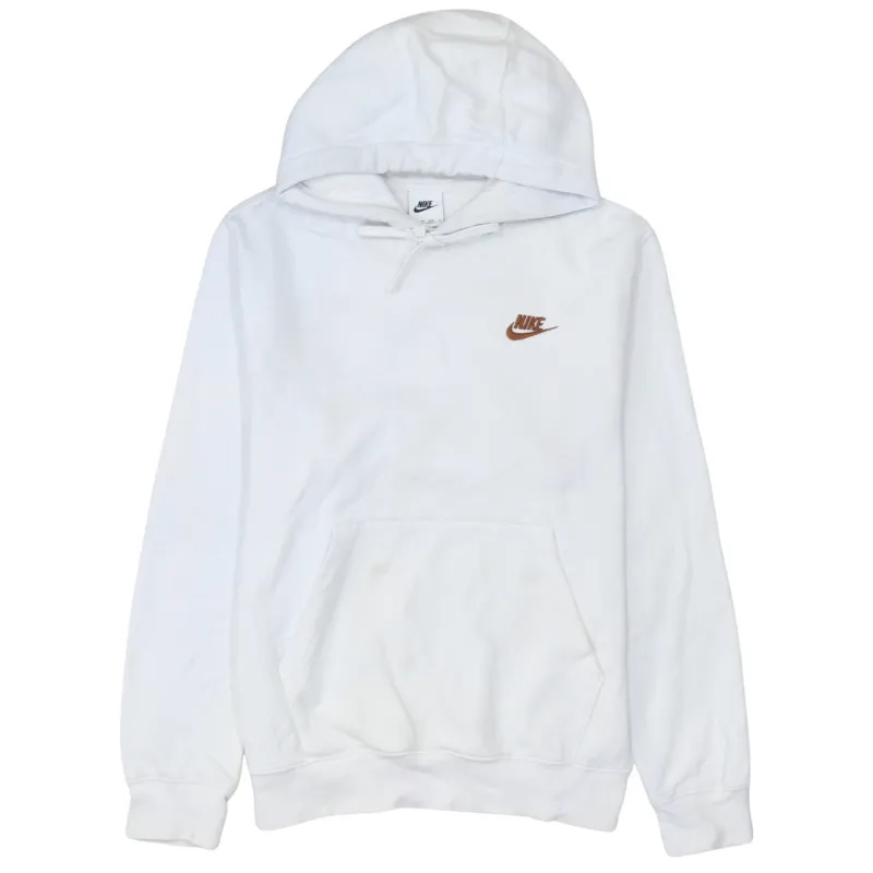 Nike 90's Swoosh Pullover Hoodie XSmall White sold by Vintage Club