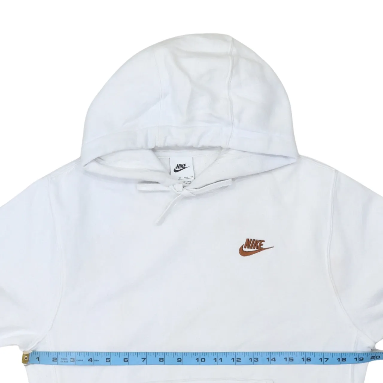 Nike 90's Swoosh Pullover Hoodie XSmall White sold by Vintage Club product image thumbnail 5
