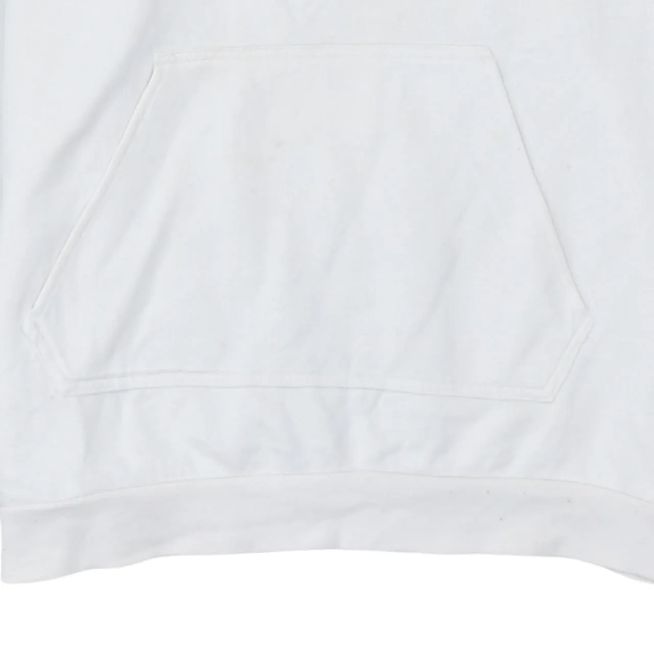 Adidas 90's Drawstring Pockets Pullover Hoodie Medium White sold by Vintage Club product image thumbnail 4