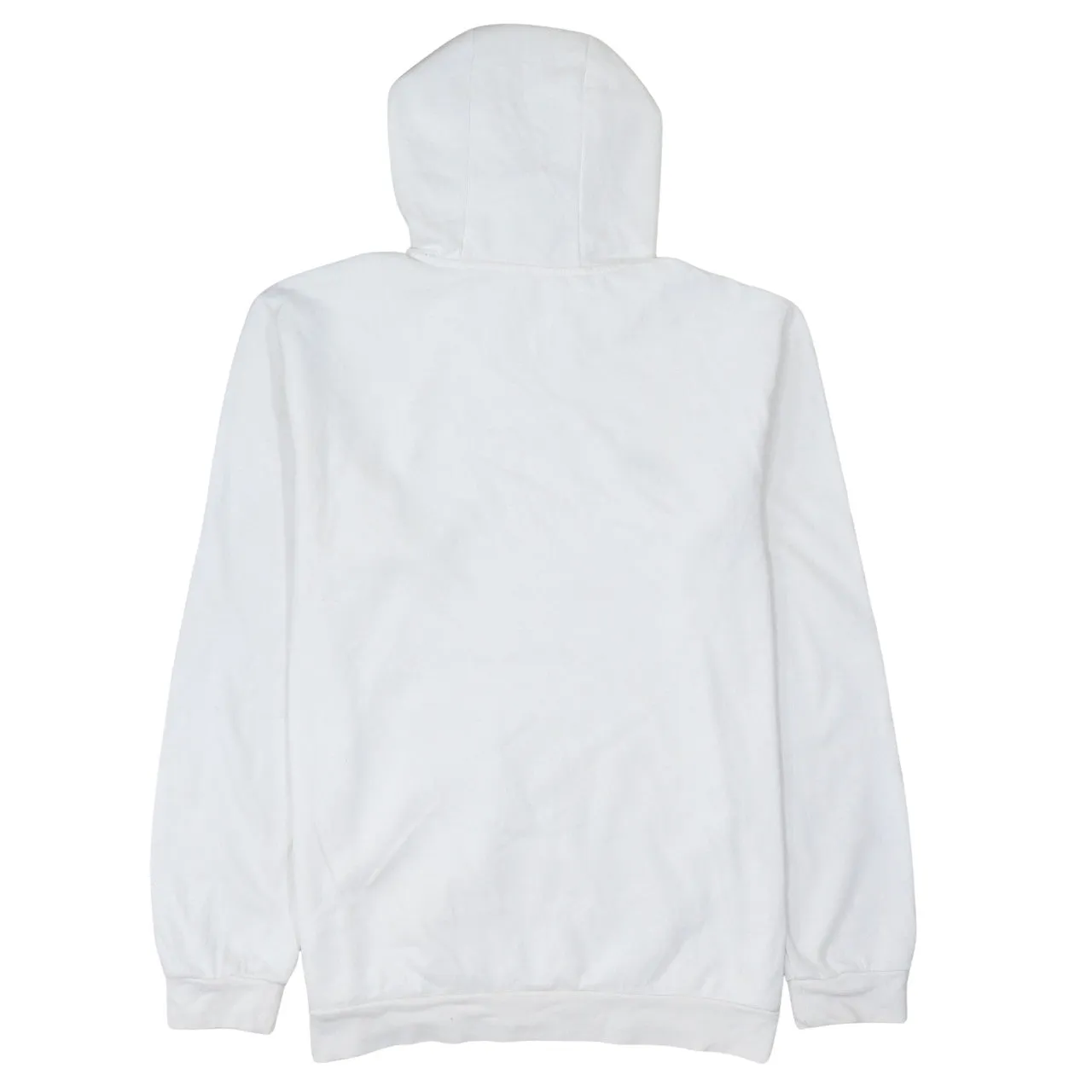 Adidas 90's Drawstring Pockets Pullover Hoodie Medium White sold by Vintage Club product image thumbnail 2