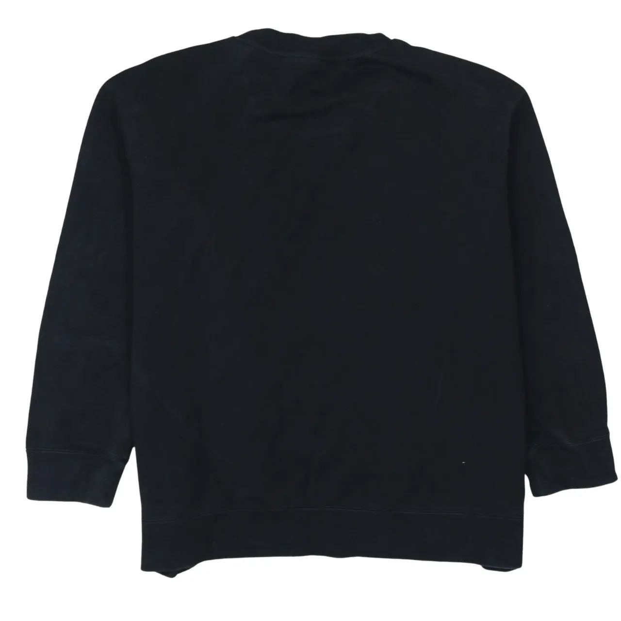 Adidas 90's Striped Sleeve Crew Neck Sweatshirt Large Black sold by Vintage Club product image thumbnail 2