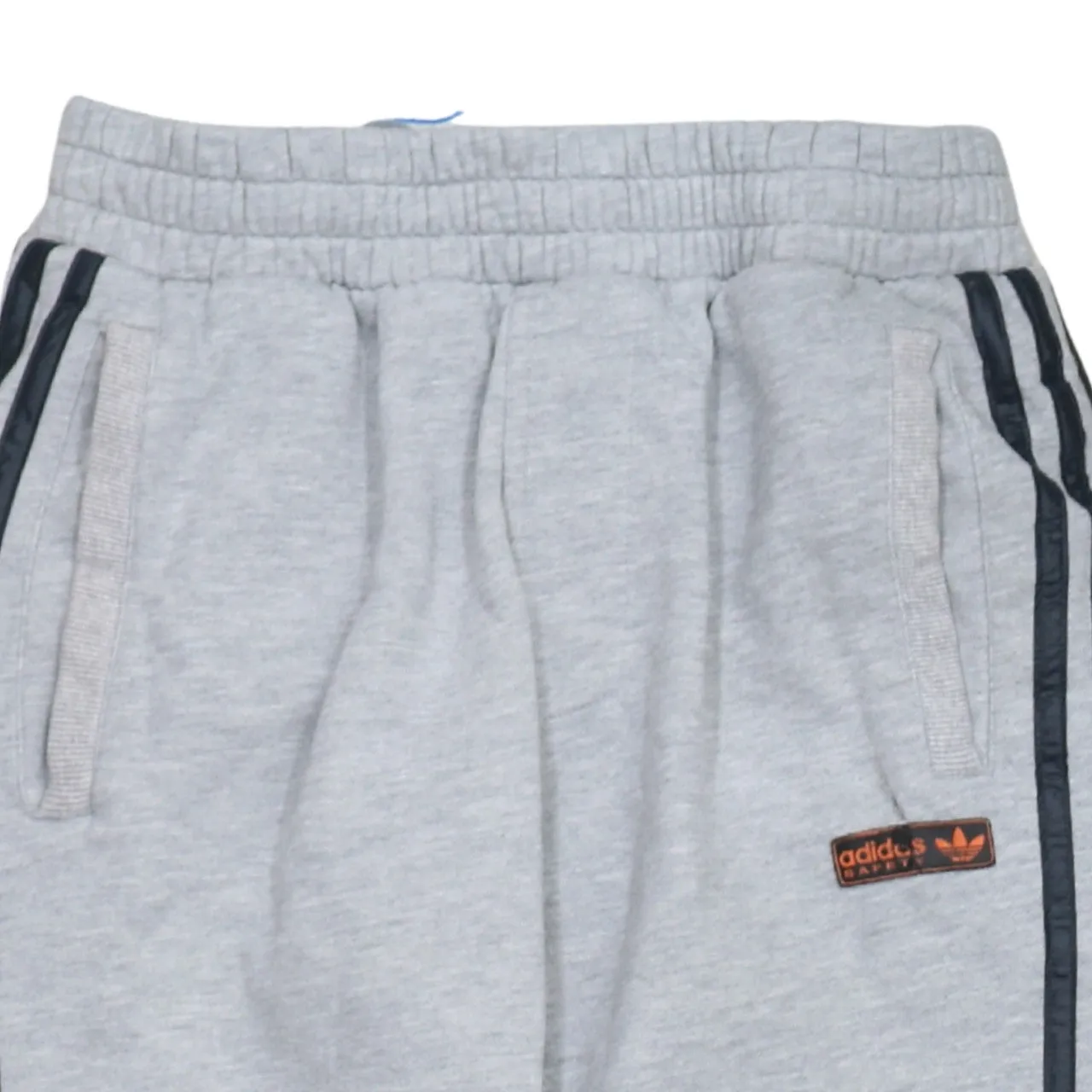 Adidas Light Grey Joggers Men’s Small Three Stripe Sides Back Button Pockets Sweatpants sold by Vintage Club product image thumbnail 3