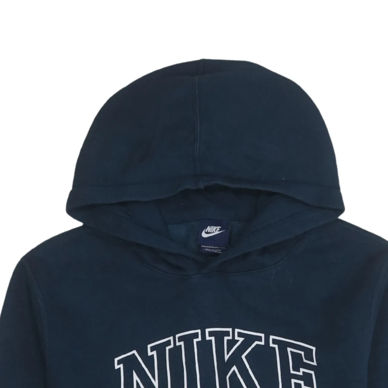 Nike 90's Spellout Pullover Hoodie XLarge Navy Blue sold by Vintage Club product image thumbnail 3