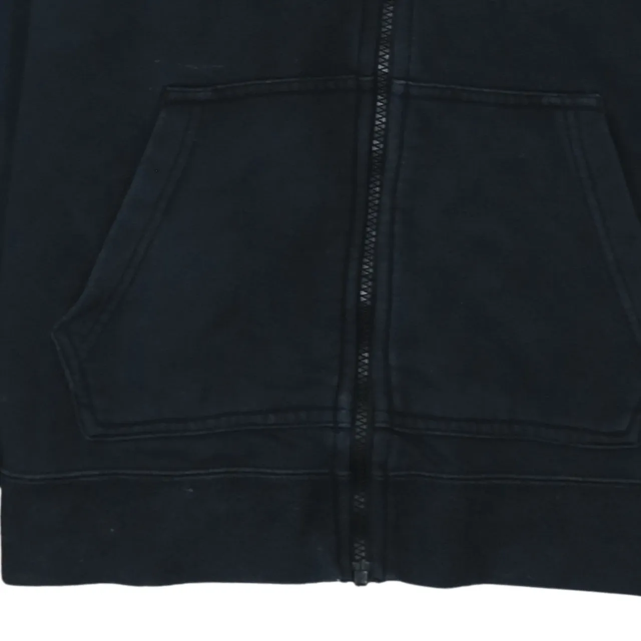 Nike 90's Swoosh Full Zip Up Hoodie Small Black sold by Vintage Club product image thumbnail 4