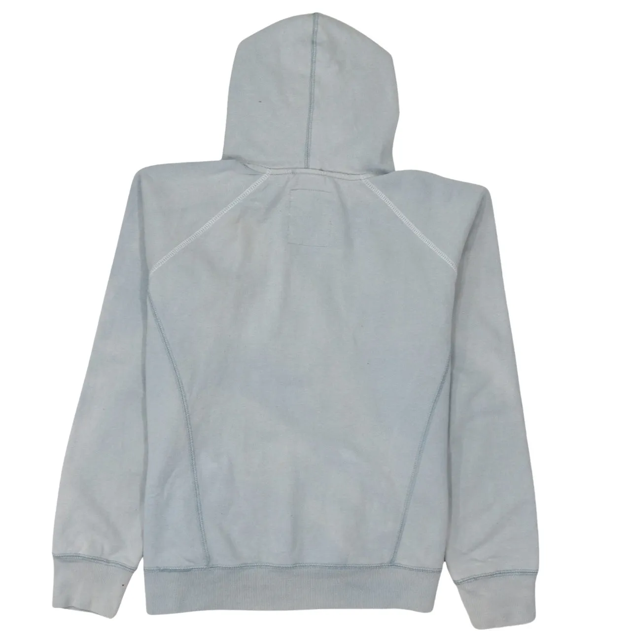 Lee Cooper Light Grey Hoodie Women’s Size 16 Embroidered Peace Logo Front Pocket Sweatshirt sold by Vintage Club product image thumbnail 2