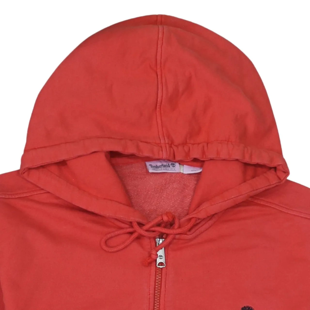Timberland 90's Lightweight Full Zip Up Hoodie Large Red sold by Vintage Club product image thumbnail 3