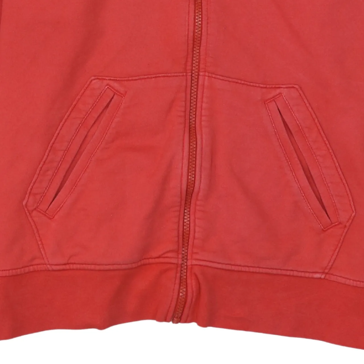 Timberland 90's Lightweight Full Zip Up Hoodie Large Red sold by Vintage Club product image thumbnail 4