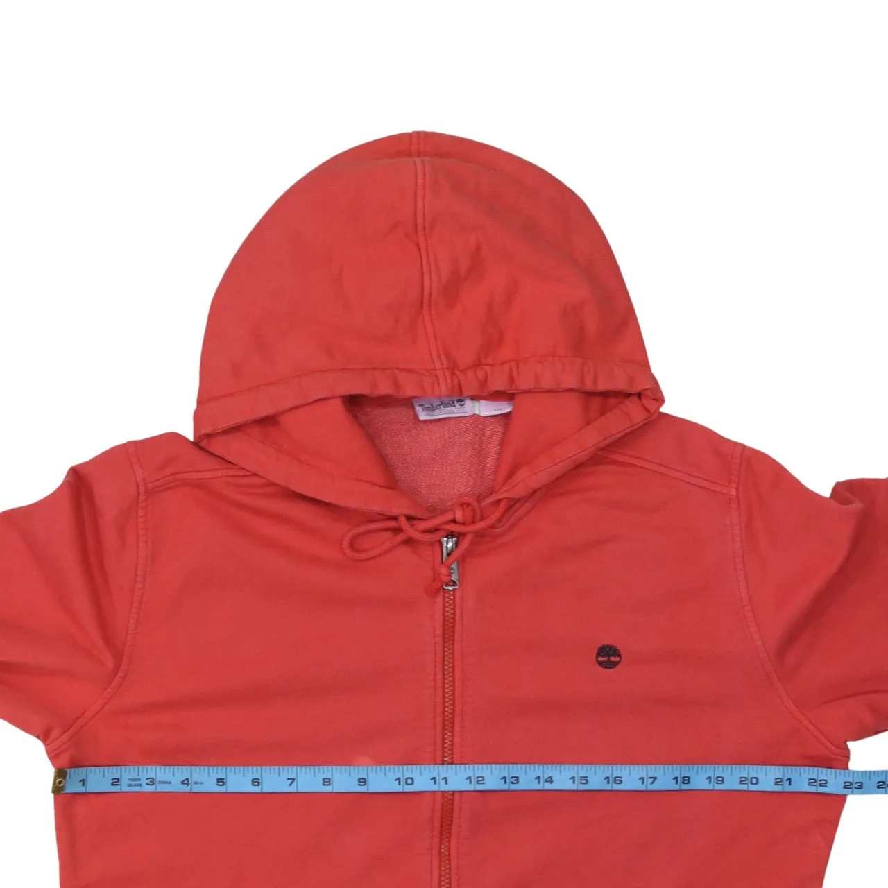 Timberland 90's Lightweight Full Zip Up Hoodie Large Red sold by Vintage Club product image thumbnail 5