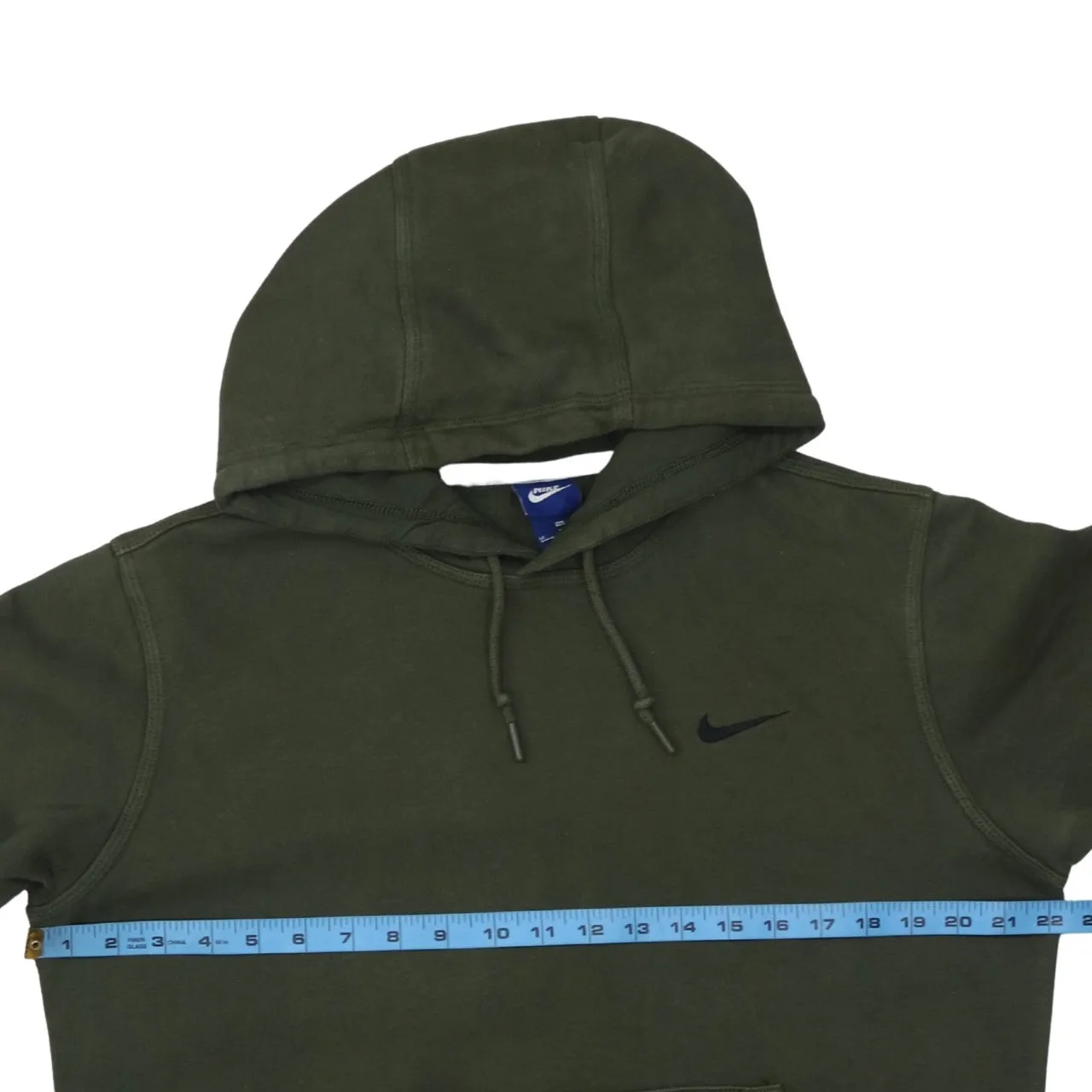 Nike 90's Swoosh Pullover Hoodie Medium Green sold by Vintage Club product image thumbnail 5