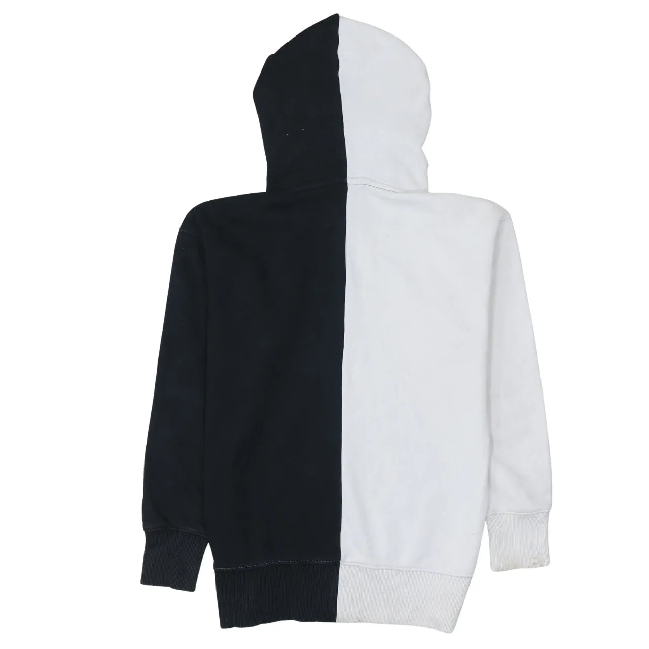 Champion Black White Hoodie Men's XSmall Embroidered Logo Split Panel Pullover Sweatshirt sold by Vintage Club product image thumbnail 2