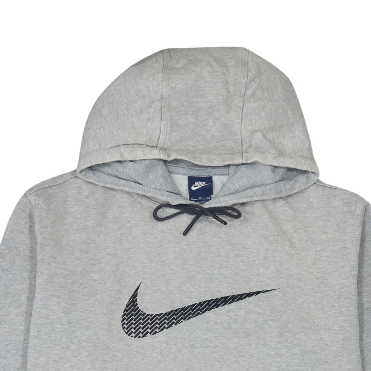 Nike 90's Center Middle Swoosh Pullover Hoodie XLarge Grey sold by Vintage Club product image thumbnail 3